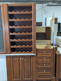Medium Brown Kitchen (4 Upper & 9 Base Cabinets)