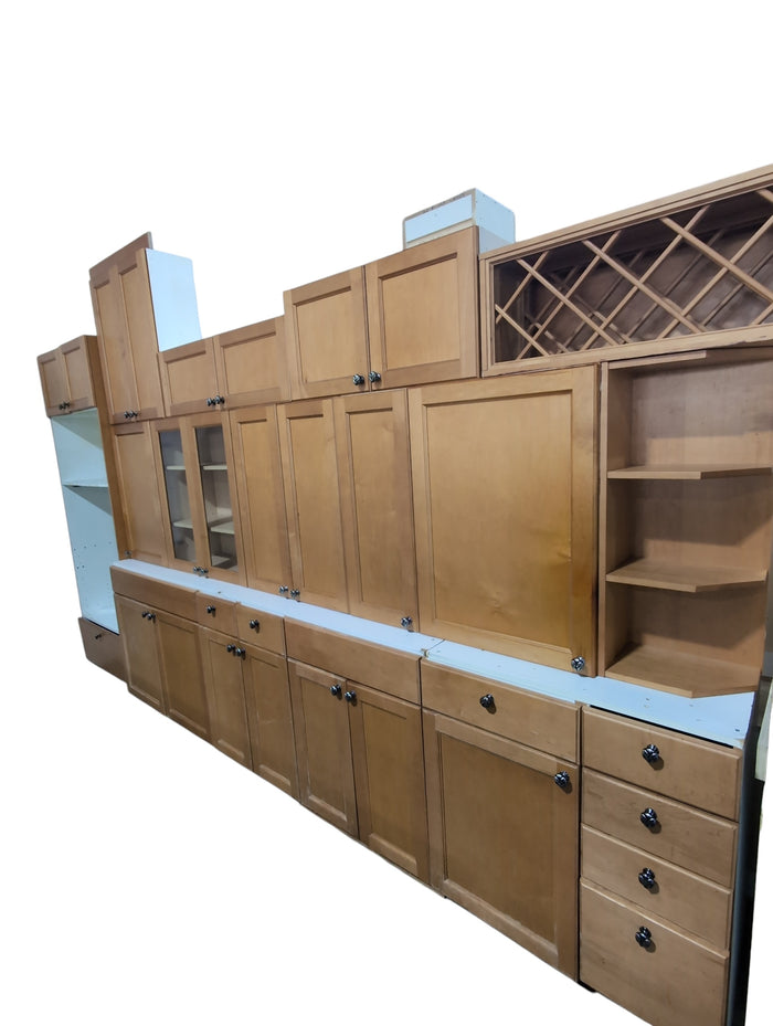 Maple Kitchen Cabinet Set