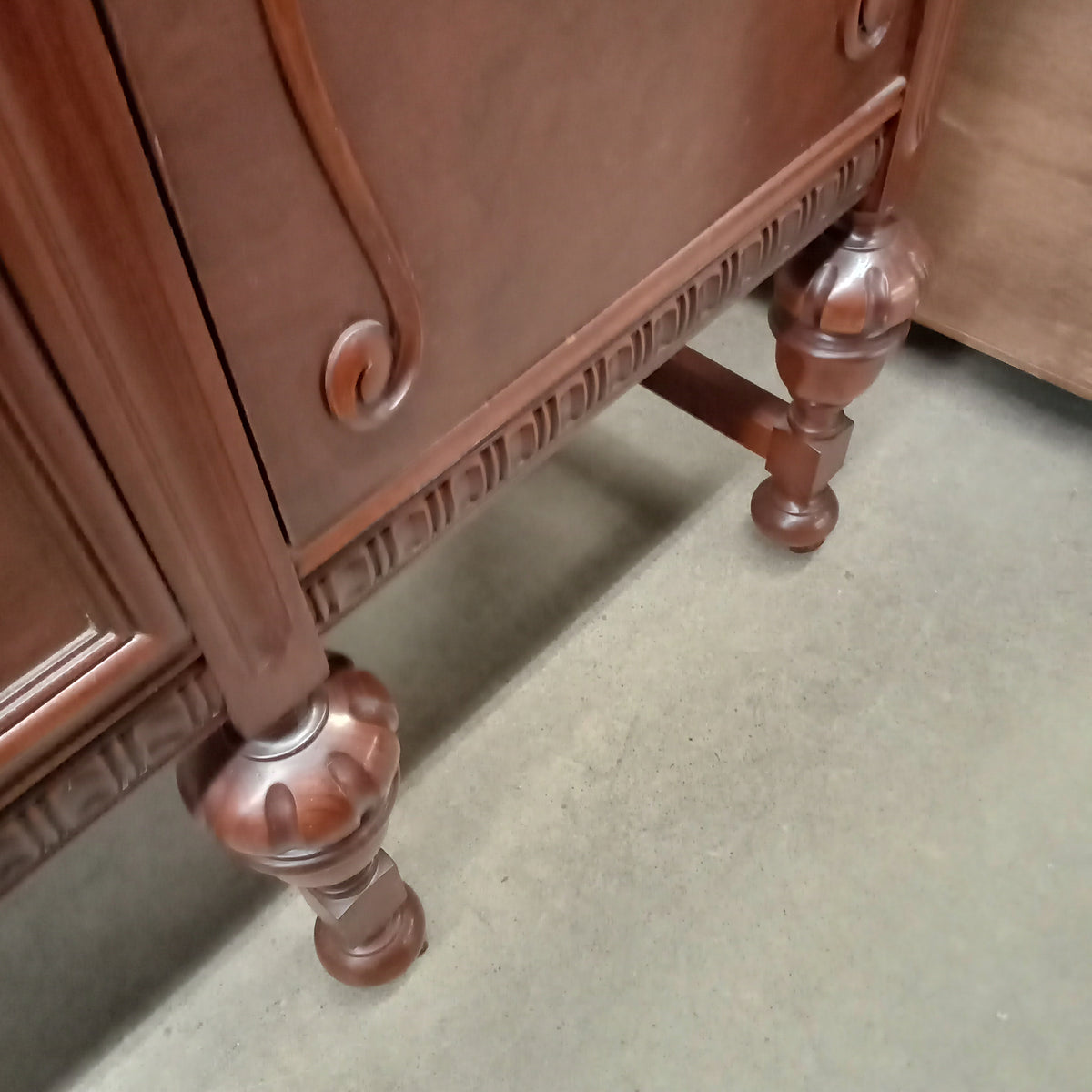 72"W Solid Wood Vintage Sideboard