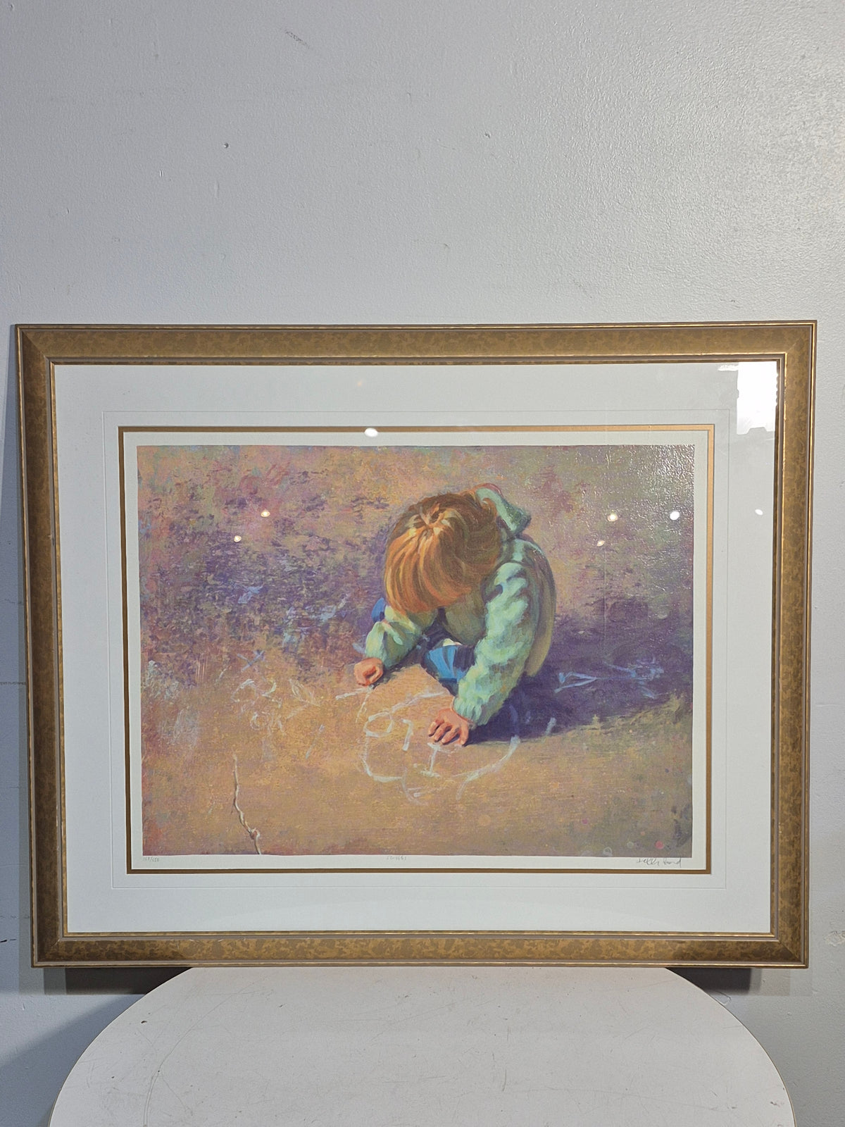 "Scribbles" by Lucelle Raad Framed Print #167/650