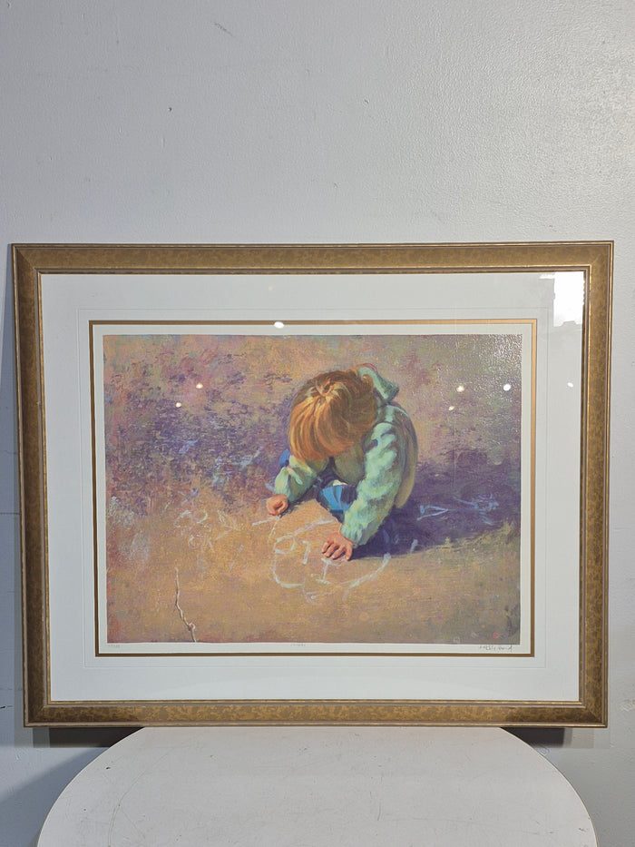 "Scribbles" by Lucelle Raad Framed Print #167/650