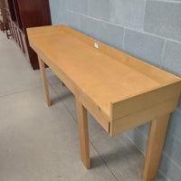 70"W Fold Out Desk with Single Drawer