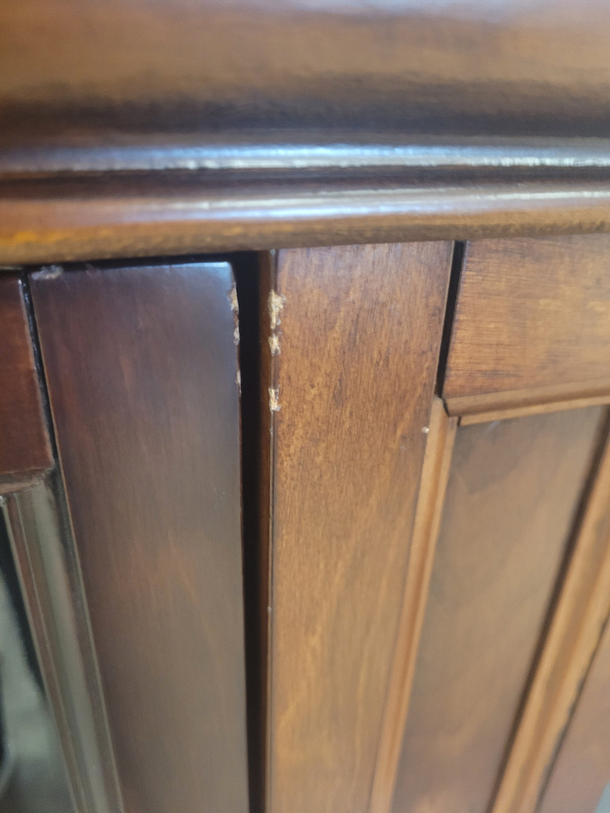 Dark Walnut Brown Electric Fireplace