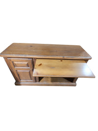 Wooden TV Stand w/ Cabinets