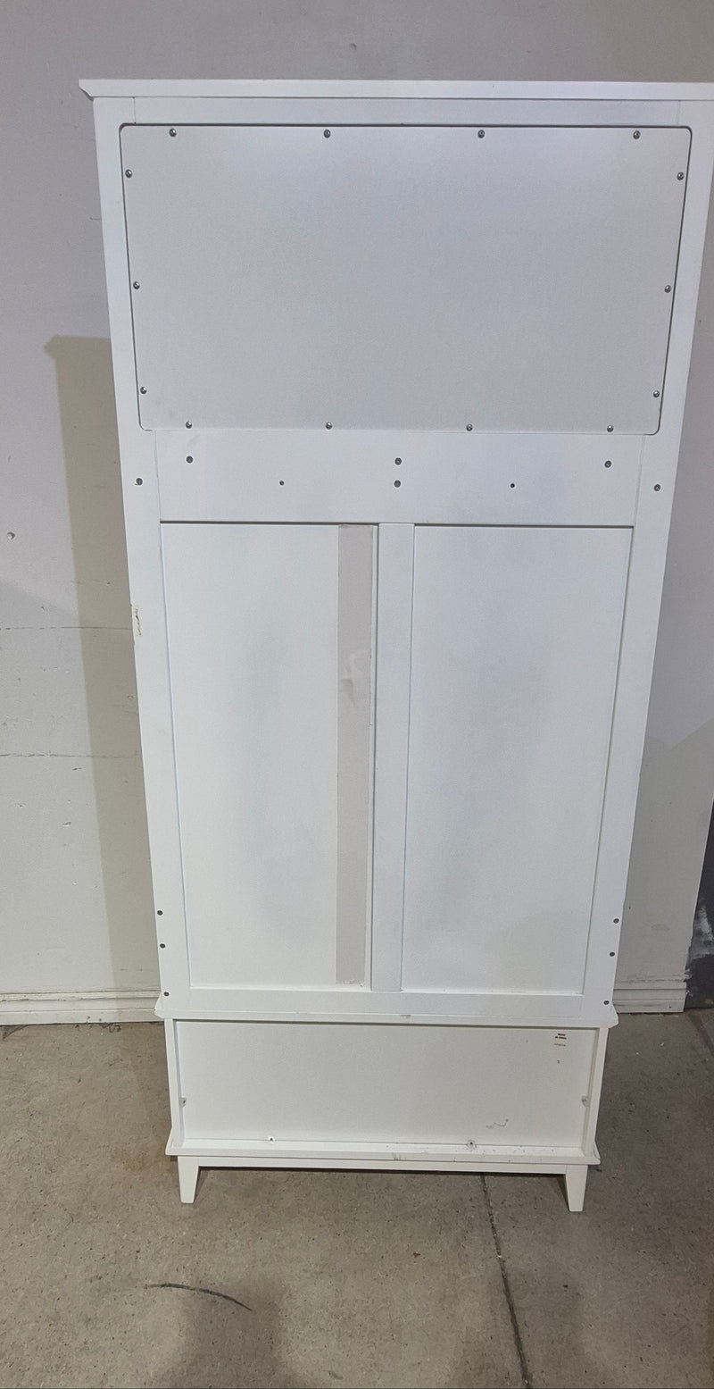 Hall Tree with Mirror and Storage