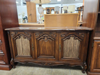 Dark Wood Stereo Console Record Player