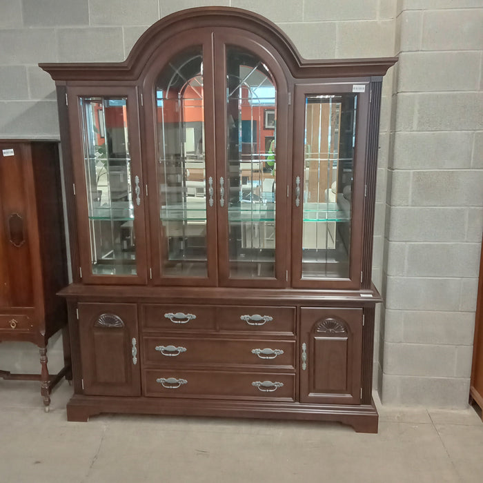 68"W 2-Piece Display Cabinet