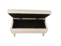Entryway Shoe Bench With Button Tufted