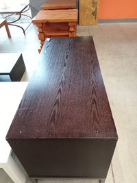 48"W Black and White TV Cabinet