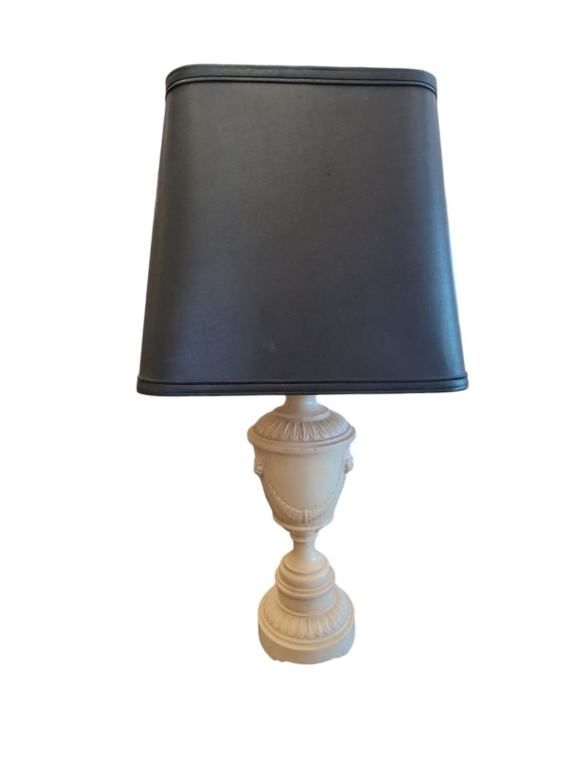 Vintage Light Cream & Black Lamp