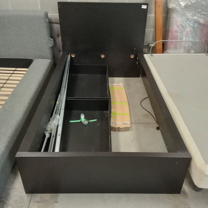 44"W Bed Frame with Storage - Twin