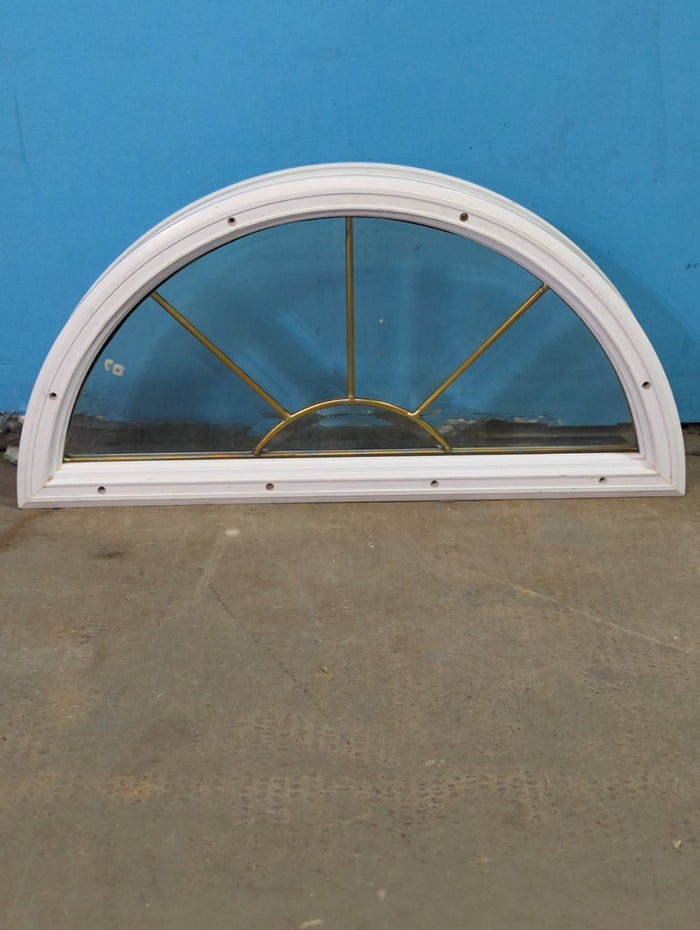 24" x 12" Semicircle Casement Window