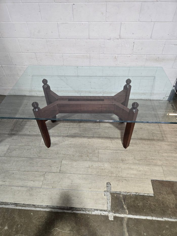 Glass Top Dining Table