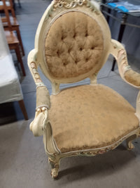 30"W Ornate Armchair