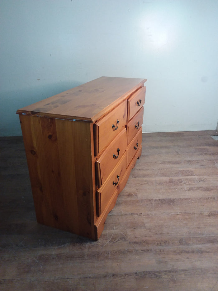 Solid Wood 6-Drawer Dresser