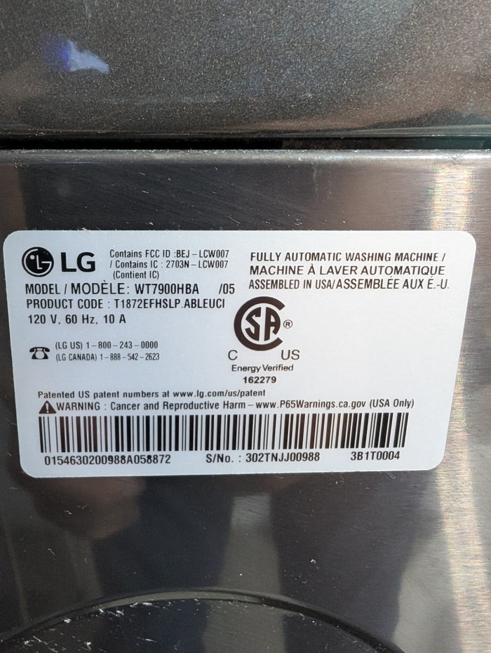 LG Smart Top Load Washer with TurboWash3D