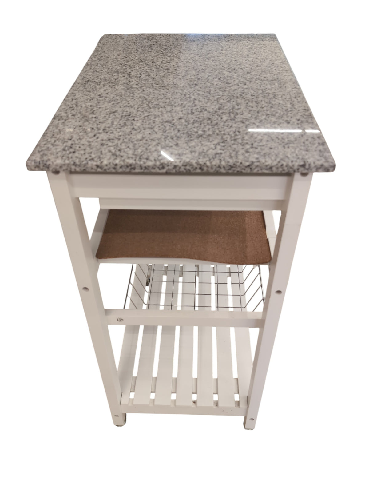 White Kitchen Cart