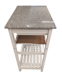 White Kitchen Cart