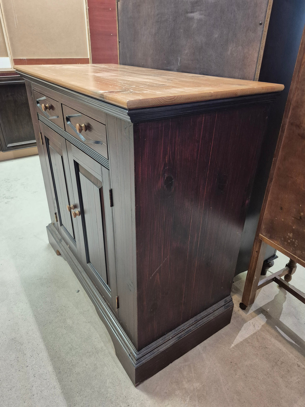 Rustic Pine Credenza