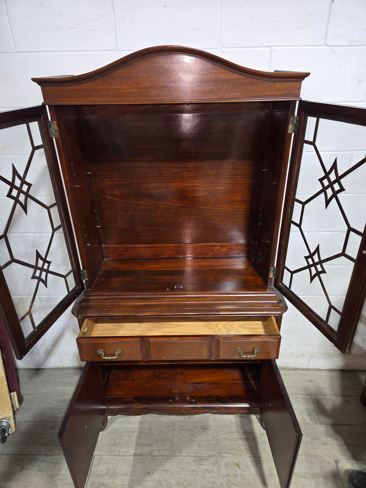 Chippendale Style China Cabinet