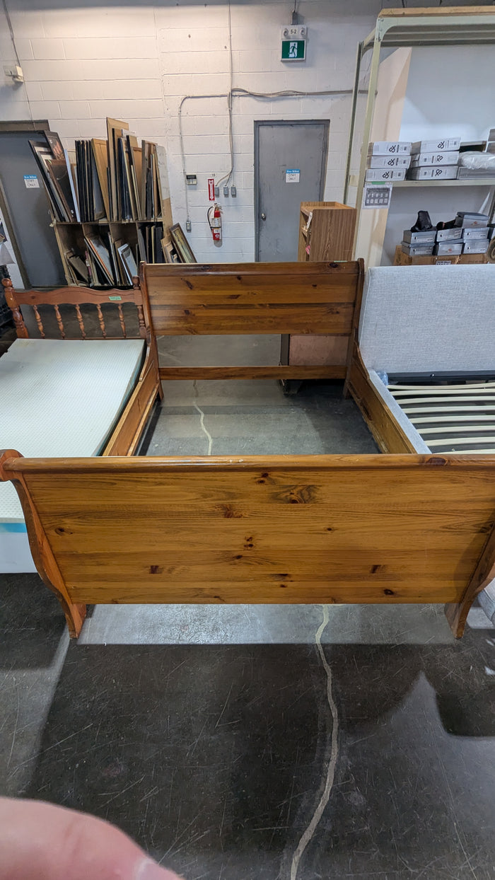 63"W Solid Wood Bed Frame