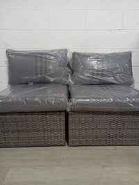 Wicker Outdoor Patio Chair - Set of 2