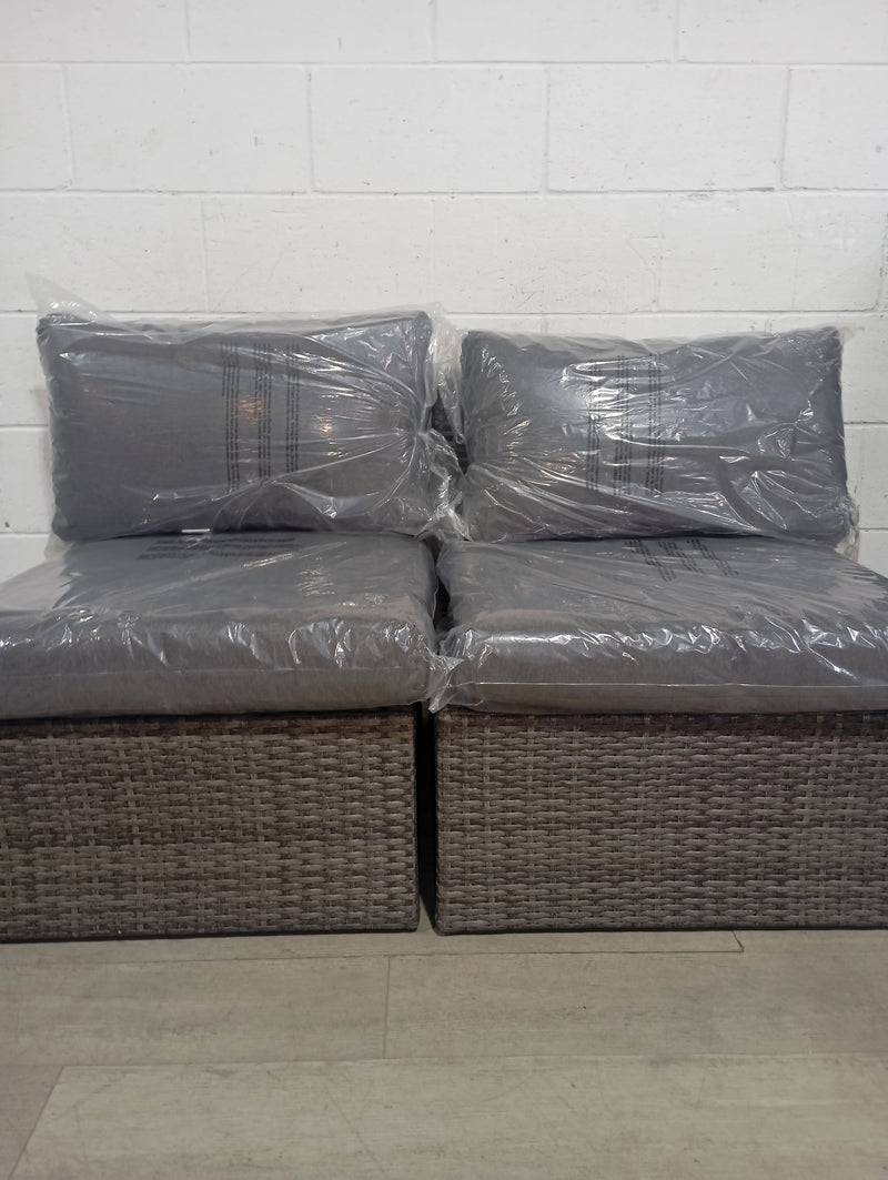 Wicker Outdoor Patio Chair - Set of 2