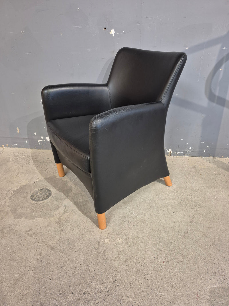Black Club Chair