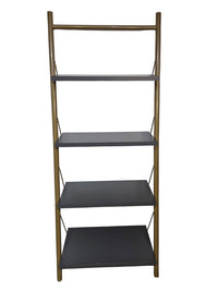 Ladder Shelf - Gold Metal Frame