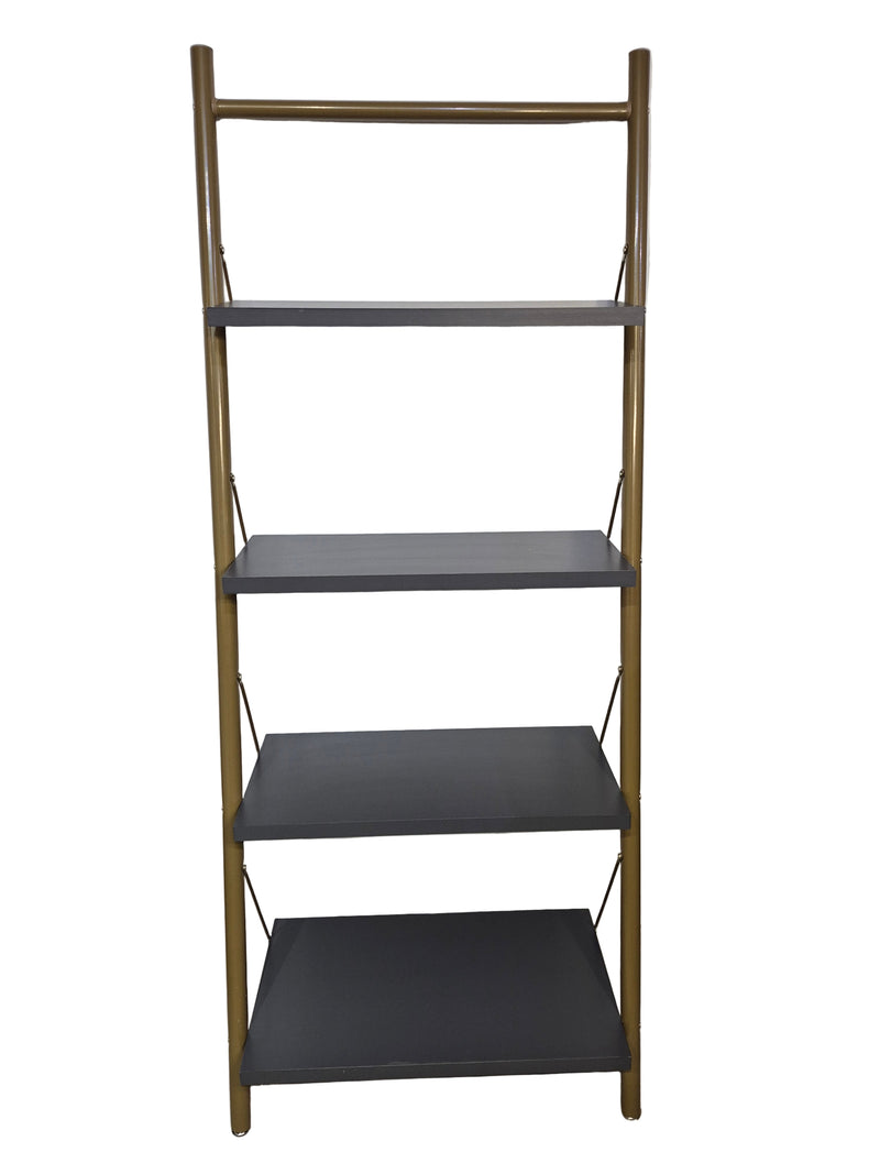 Ladder Shelf - Gold Metal Frame