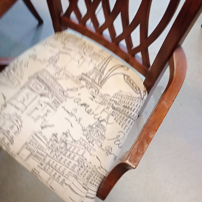 61"W Dining Set - Table with Six Chairs