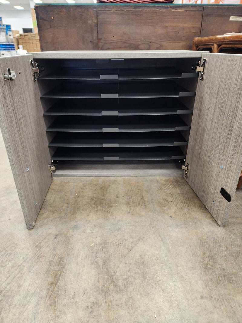 Small Grey Filing Cabinet