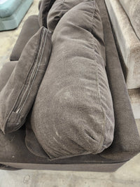 Cozy Charcoal Upholstered Loveseat