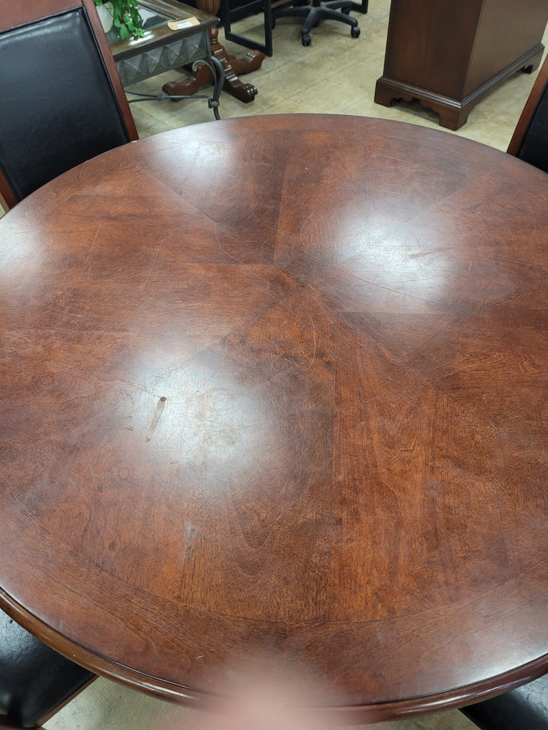Round Wooden Dining Set