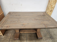 Solid Wood Dining Table w/ 2 Leaves