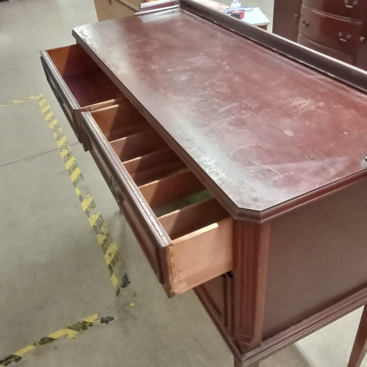 47.5"W Vintage Wooden Side Board
