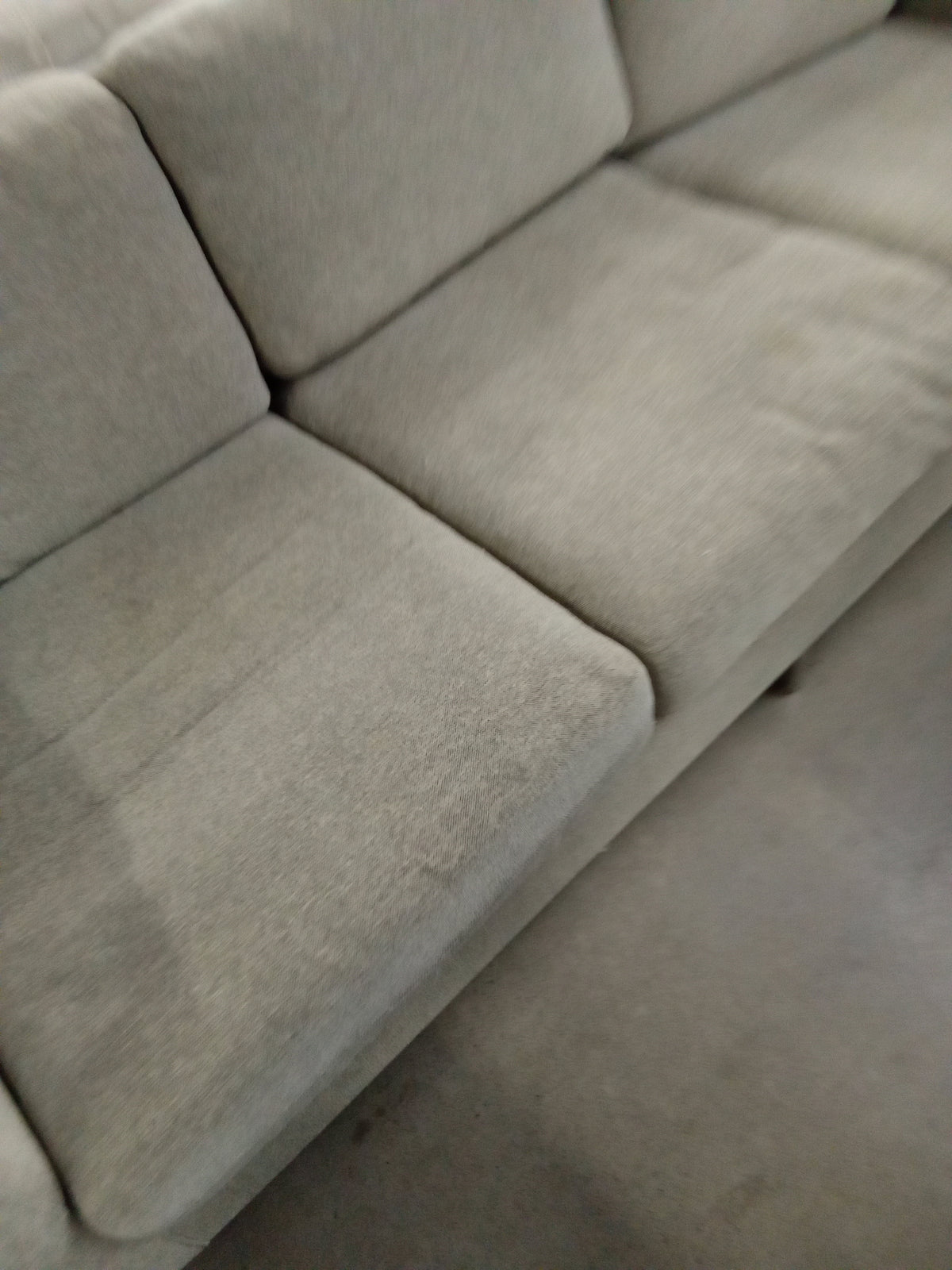 82"W Grey 3-Seat Sofa