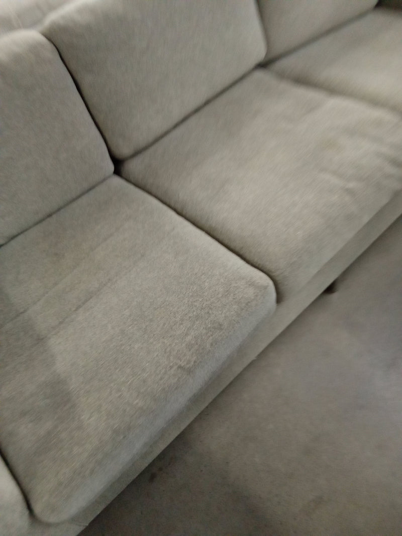 82"W Grey 3-Seat Sofa