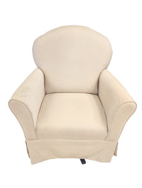 Beige Swivel Rocking Chair