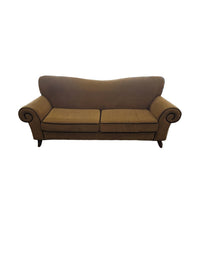 Camelback Sofa W/Black Piping