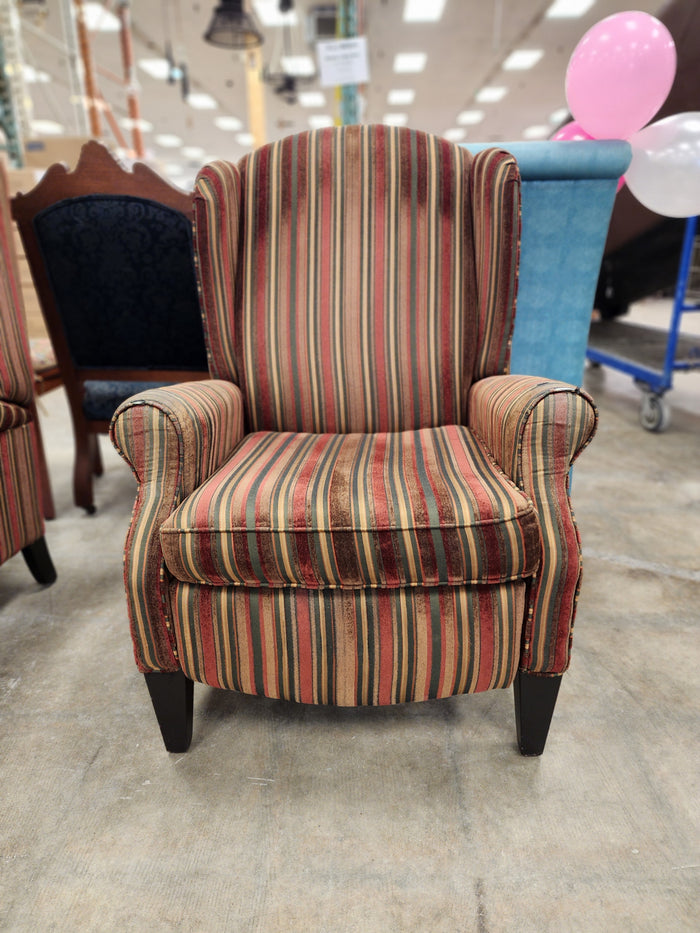Multi-Color Upholstered Wingback Chair