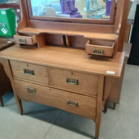 Antique Dresser W/Mirror/Vanity Dresser #PS18