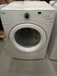27"W Front Load Dryer in White