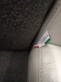 120"W 2-Piece Sectional Sofa in Gray Leather (No Legs)