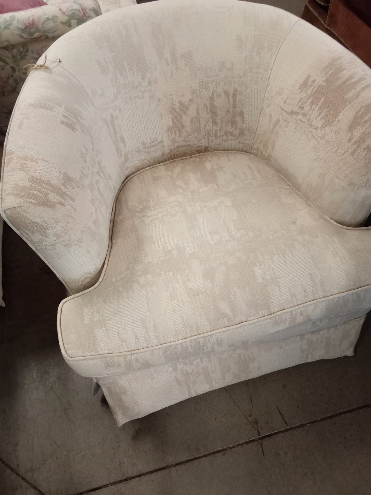 30"W Armchair in Beige