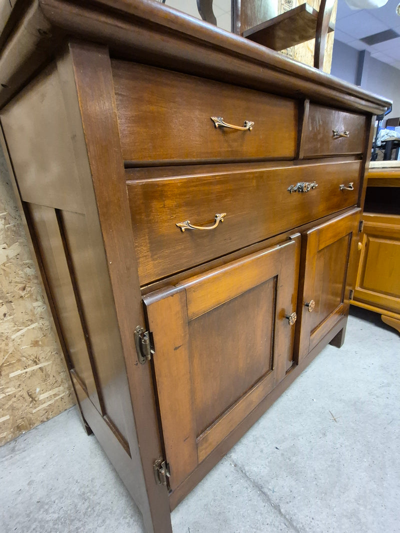 Antique Dining Hutch - - needs repair
