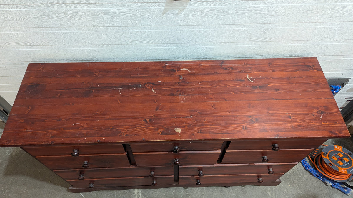 58"W Mahagony Dresser