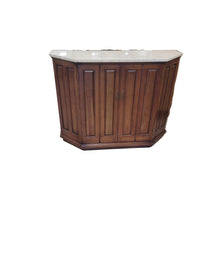 Corner Bar Cabinet With Marble Top