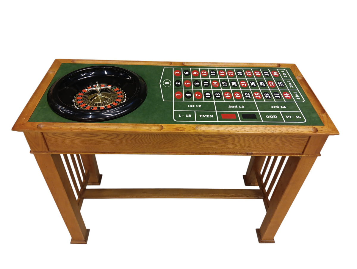 Game Table - Solid Honey Oak