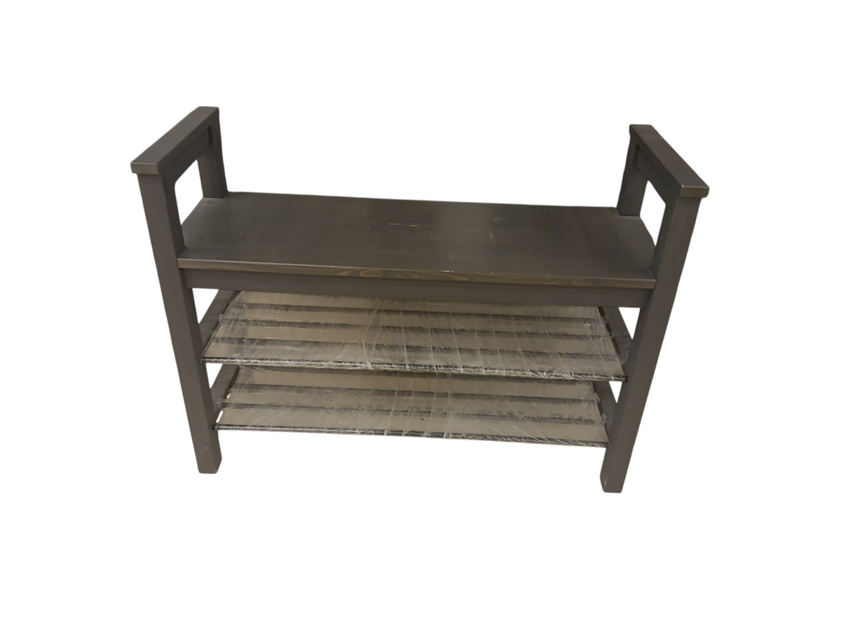Modern Gray 2- Tier Entryway Table